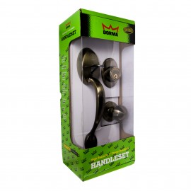 Dorma Throw Deadbolt Heavy Duty Handleset Mortise Lock DH3 Romance finishes US5 Satin Brass